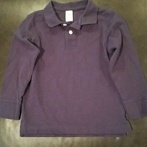 Gymboree Boys Navy Polo  - Size 5